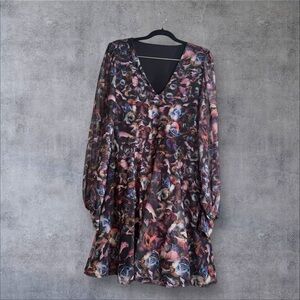 Blackmilk floral dress size M